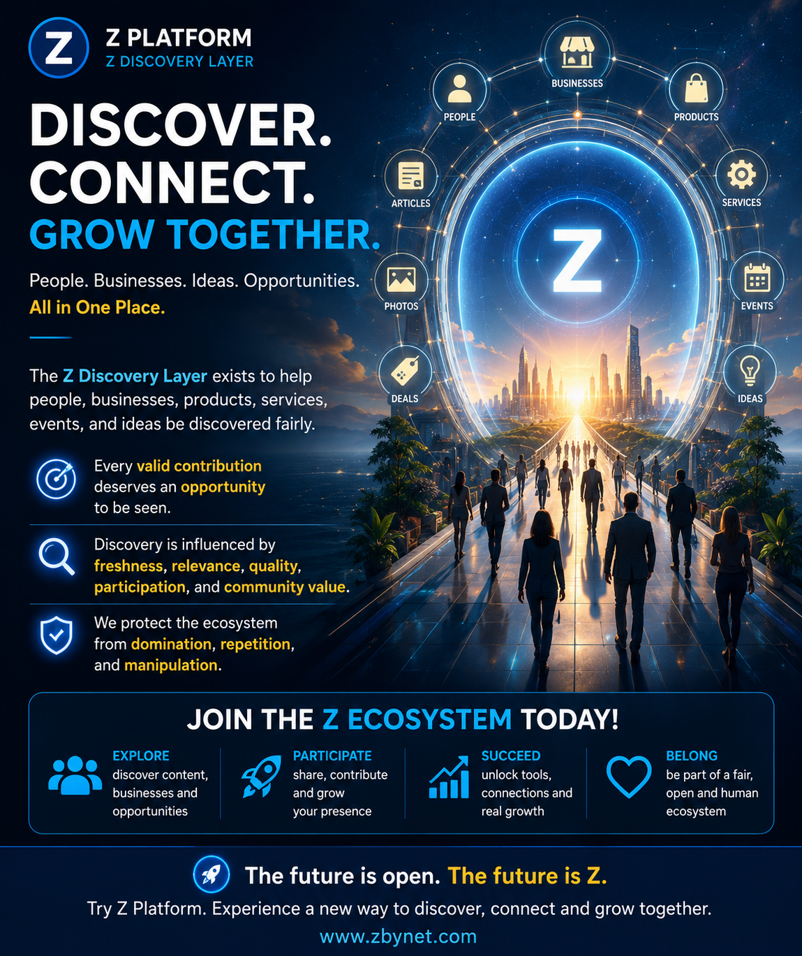 Z - Discover. Connect. Grow Together